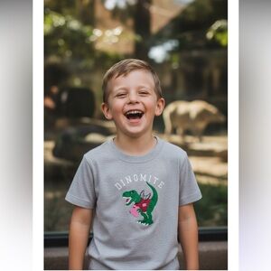 NWT- Janie and Jack Dinomite' T-Shirt with Dinosaur Graphic